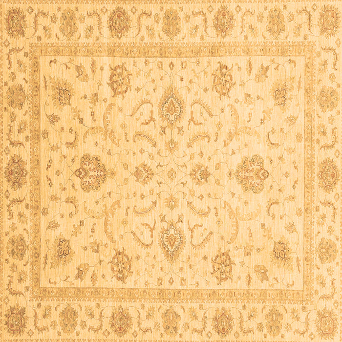 Square Oriental Brown Modern Rug, abs4042brn