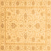 Square Oriental Brown Modern Rug, abs4042brn