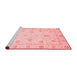 Modern Red Washable Rugs