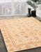 Machine Washable Abstract Sun Yellow Rug in a Family Room, wshabs4043