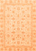 Machine Washable Oriental Orange Modern Area Rugs, wshabs4043org