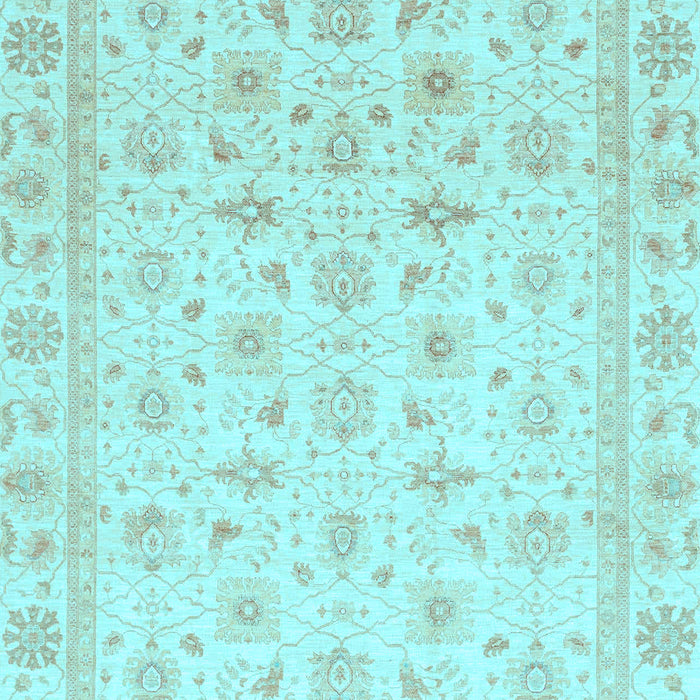 Oriental Light Blue Modern Rug, abs4043lblu