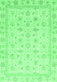 Oriental Emerald Green Modern Rug, abs4043emgrn