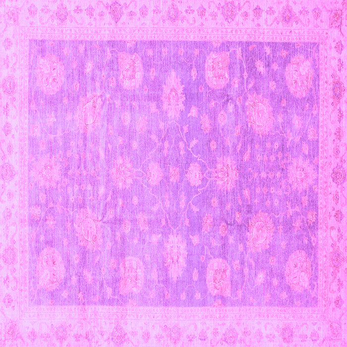 Square Oriental Purple Modern Rug, abs4044pur