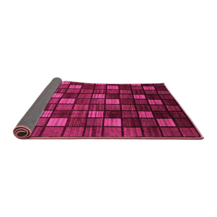 Sideview of Oriental Pink Modern Rug, abs4045pnk