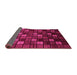 Sideview of Oriental Pink Modern Rug, abs4045pnk