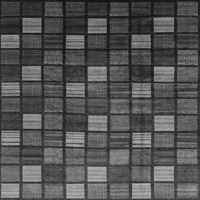 Square Machine Washable Oriental Gray Modern Rug, wshabs4045gry