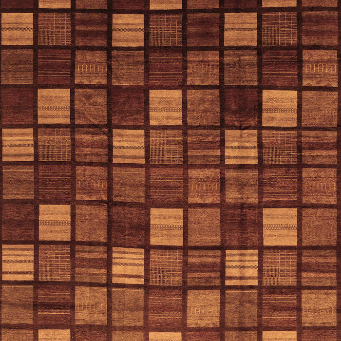 Machine Washable Oriental Brown Modern Rug, wshabs4045brn