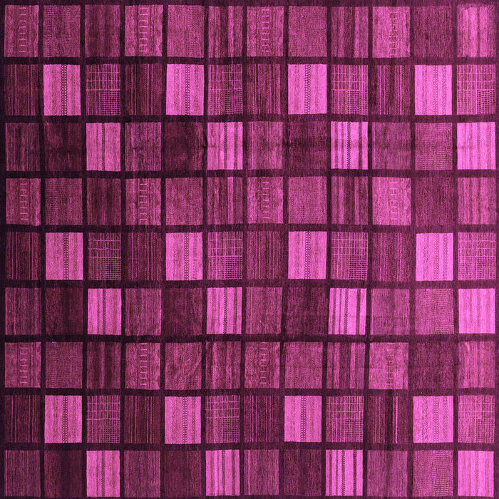 Square Machine Washable Oriental Purple Modern Area Rugs, wshabs4045pur