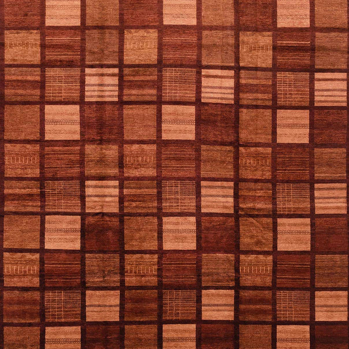 Abstract Orange Red Oriental Rug, abs4045