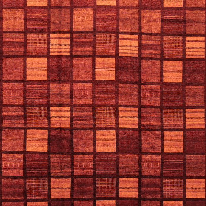 Machine Washable Oriental Orange Modern Area Rugs, wshabs4045org