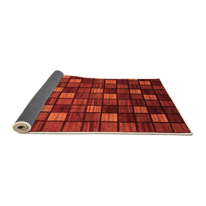 Sideview of Oriental Orange Modern Rug, abs4045org