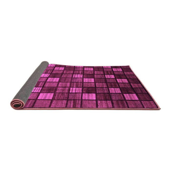 Sideview of Oriental Purple Modern Rug, abs4045pur