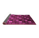 Sideview of Oriental Purple Modern Rug, abs4045pur