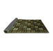 Sideview of Oriental Turquoise Modern Rug, abs4045turq