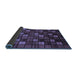 Sideview of Oriental Blue Modern Rug, abs4045blu