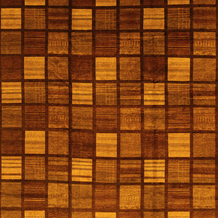 Machine Washable Oriental Yellow Modern Rug, wshabs4045yw