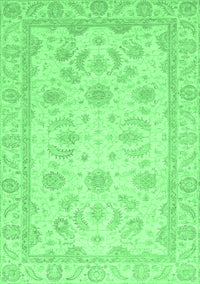 Oriental Emerald Green Modern Rug, abs4046emgrn