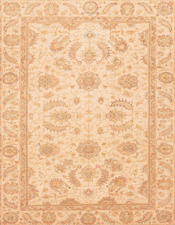 Machine Washable Abstract Orange Rug, wshabs4046