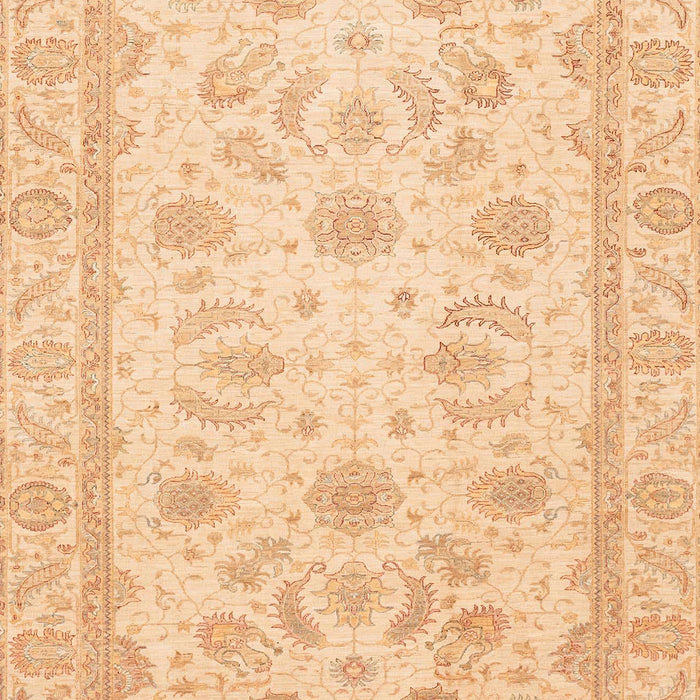 Machine Washable Abstract Orange Rug, wshabs4046