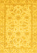 Oriental Yellow Modern Rug, abs4046yw