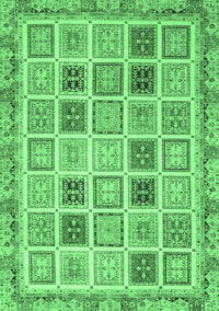 Oriental Emerald Green Modern Rug, abs4047emgrn