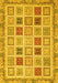 Oriental Yellow Modern Rug, abs4047yw