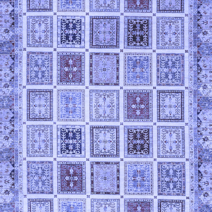 Machine Washable Oriental Blue Modern Rug, wshabs4047blu