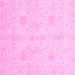 Square Oriental Pink Modern Rug, abs4048pnk