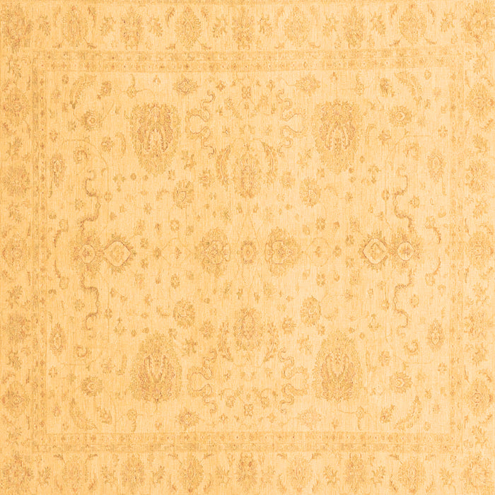Square Oriental Brown Modern Rug, abs4048brn