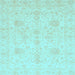 Square Oriental Light Blue Modern Rug, abs4048lblu