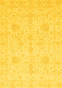 Oriental Yellow Modern Rug, abs4048yw