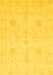 Machine Washable Oriental Yellow Modern Rug, wshabs4048yw
