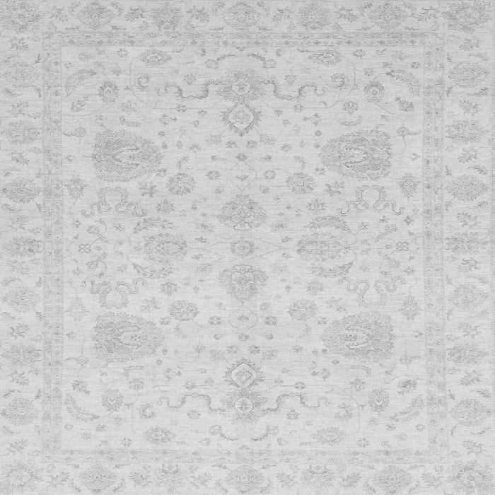 Square Machine Washable Oriental Gray Modern Rug, wshabs4048gry