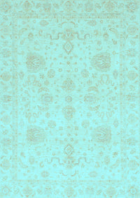 Oriental Light Blue Modern Rug, abs4048lblu