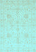 Oriental Light Blue Modern Rug, abs4048lblu