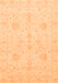 Oriental Orange Modern Rug, abs4048org