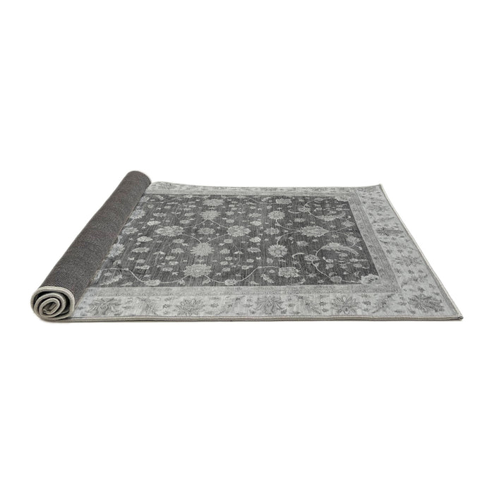 Sideview of Oriental Gray Modern Rug, abs4049gry