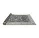 Sideview of Oriental Gray Modern Rug, abs4049gry