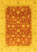 Machine Washable Oriental Yellow Modern Rug, wshabs4049yw