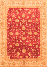 Oriental Orange Modern Rug, abs4049org