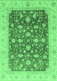 Oriental Emerald Green Modern Rug, abs4049emgrn