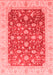 Oriental Red Modern Area Rugs