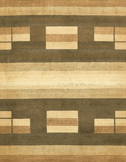 Abstract Saddle Brown Modern Rug, abs404