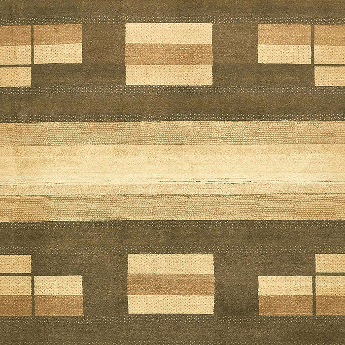 Abstract Saddle Brown Modern Rug, abs404
