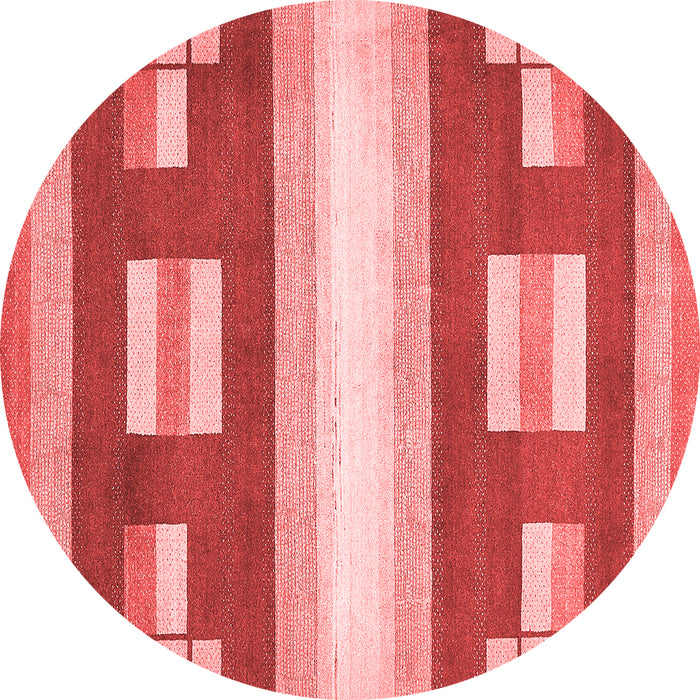 Machine Washable Abstract Red Modern Rug, wshabs404red