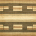 Square Abstract Saddle Brown Modern Rug, abs404