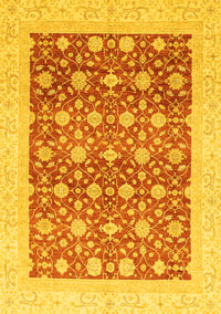 Oriental Yellow Modern Rug, abs4050yw