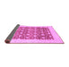 Sideview of Oriental Purple Modern Rug, abs4050pur