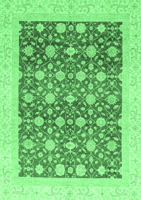 Oriental Emerald Green Modern Rug, abs4050emgrn